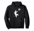 Soccer Siamese Cat Playing Ball Hoodie - Aesthetic Graphic for Adults - T-Shirt, Sweatshirt, Hoodie