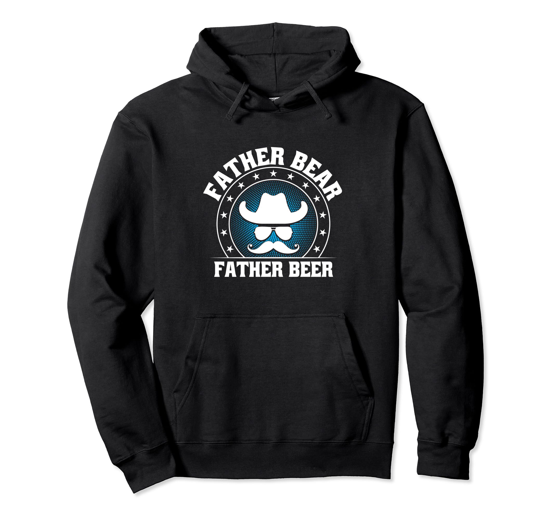 Father Bear Father Beer Dad Drinking Hoodie - Novelty Apparel for Adults - T-Shirt, Sweatshirt, Hoodie