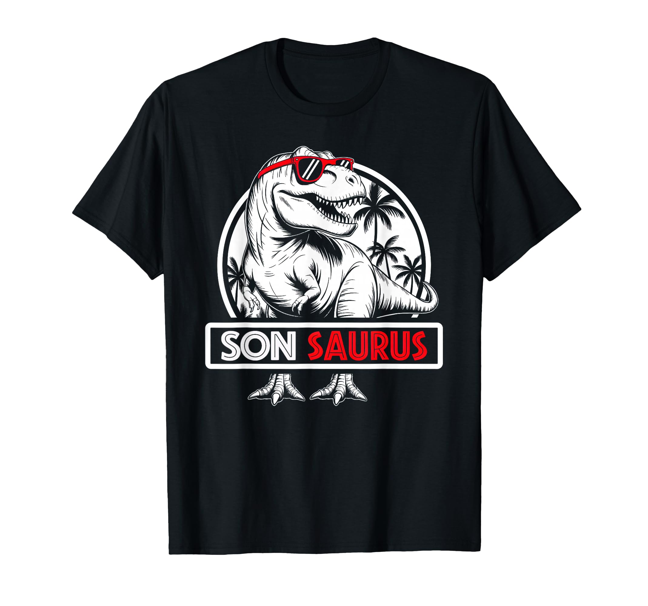 Son Saurus Dinosaur T Rex Family T-Shirt - Streetwear Style for Adults - T-Shirt, Sweatshirt, Hoodie