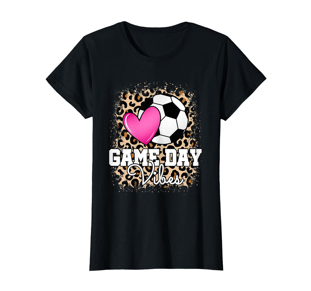 Game Day Soccer Leopard Soccer T-Shirt - Novelty Apparel Unisex - T-Shirt, Sweatshirt, Hoodie