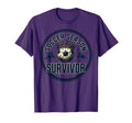 Soccer Season Survivor Funny Soccer Mom T-Shirt - Graphic Print for Adults - T-Shirt, Sweatshirt, Hoodie