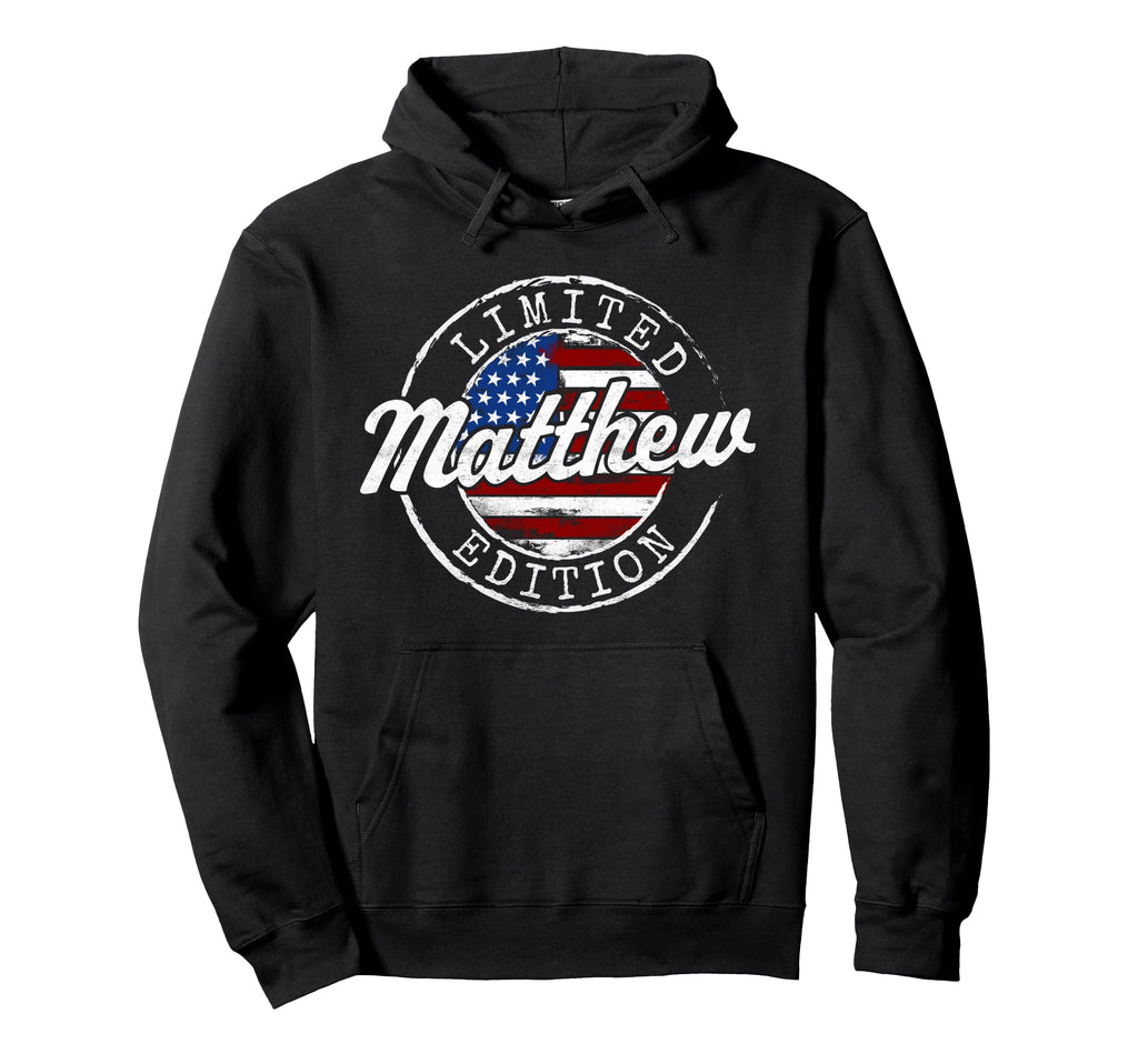 Matthew Usa Flag Stamp Personalized Name Hoodie - Unique Graphic Men Women - T-Shirt, Sweatshirt, Hoodie