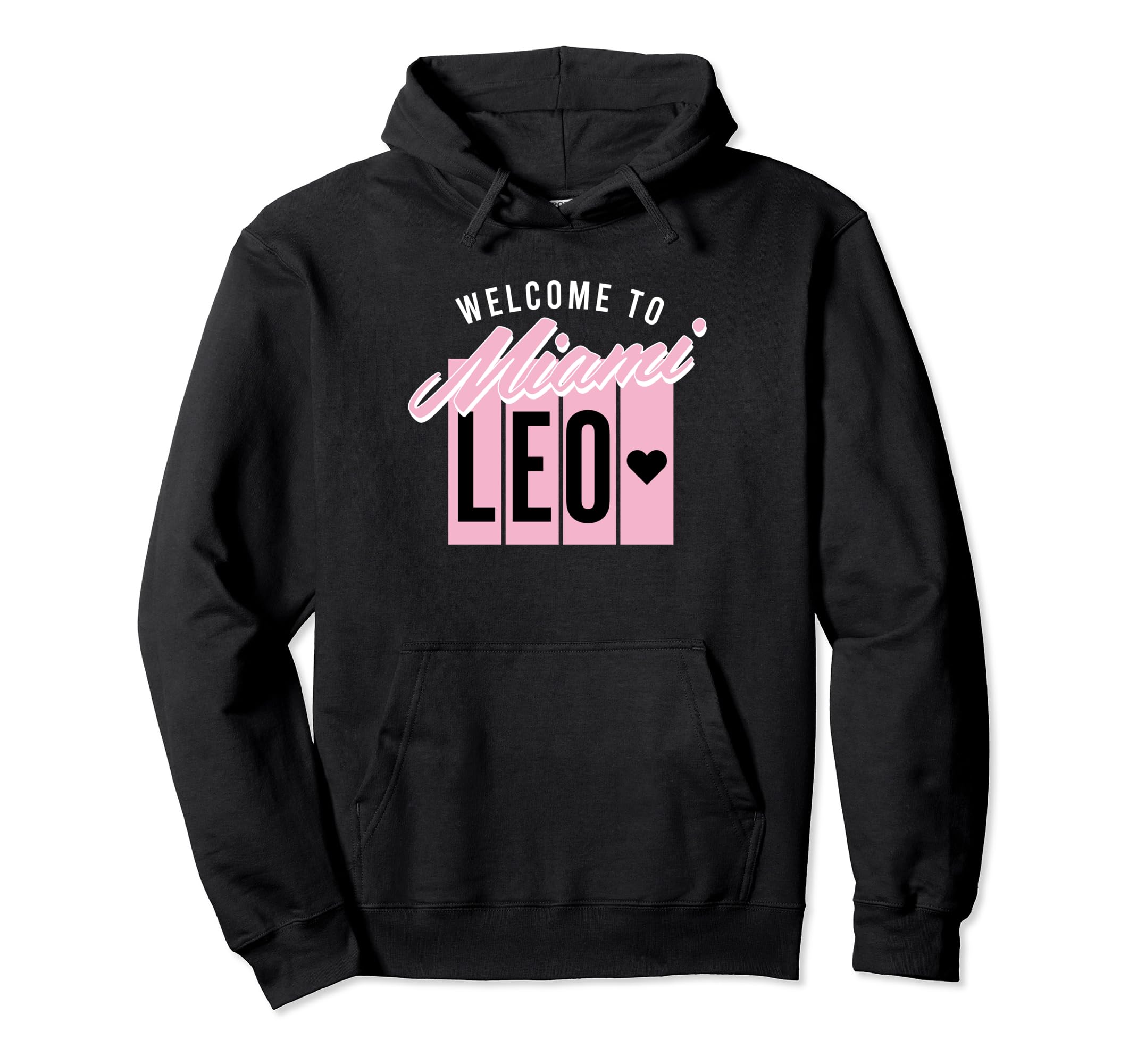 Miami Leo Soccer Fans Related Products Hoodie - Minimalist Print for Adults - T-Shirt, Sweatshirt, Hoodie