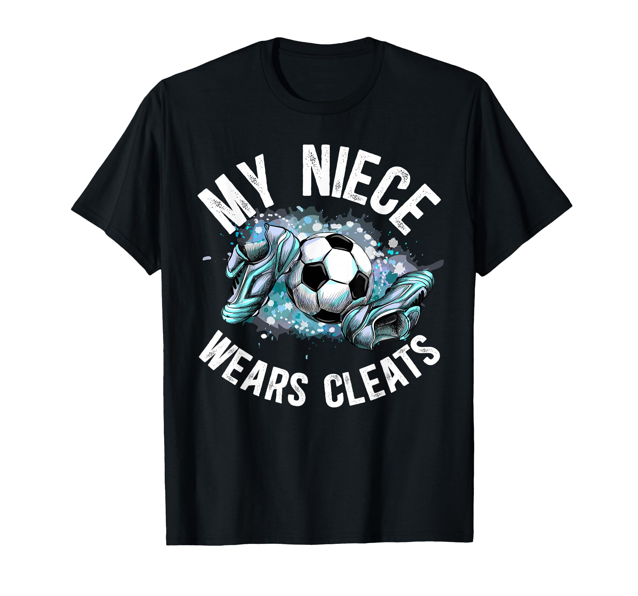 My Niece Soccer Uncle Soccer Player Uncle T-Shirt - Minimalist Print Unisex - T-Shirt, Sweatshirt, Hoodie