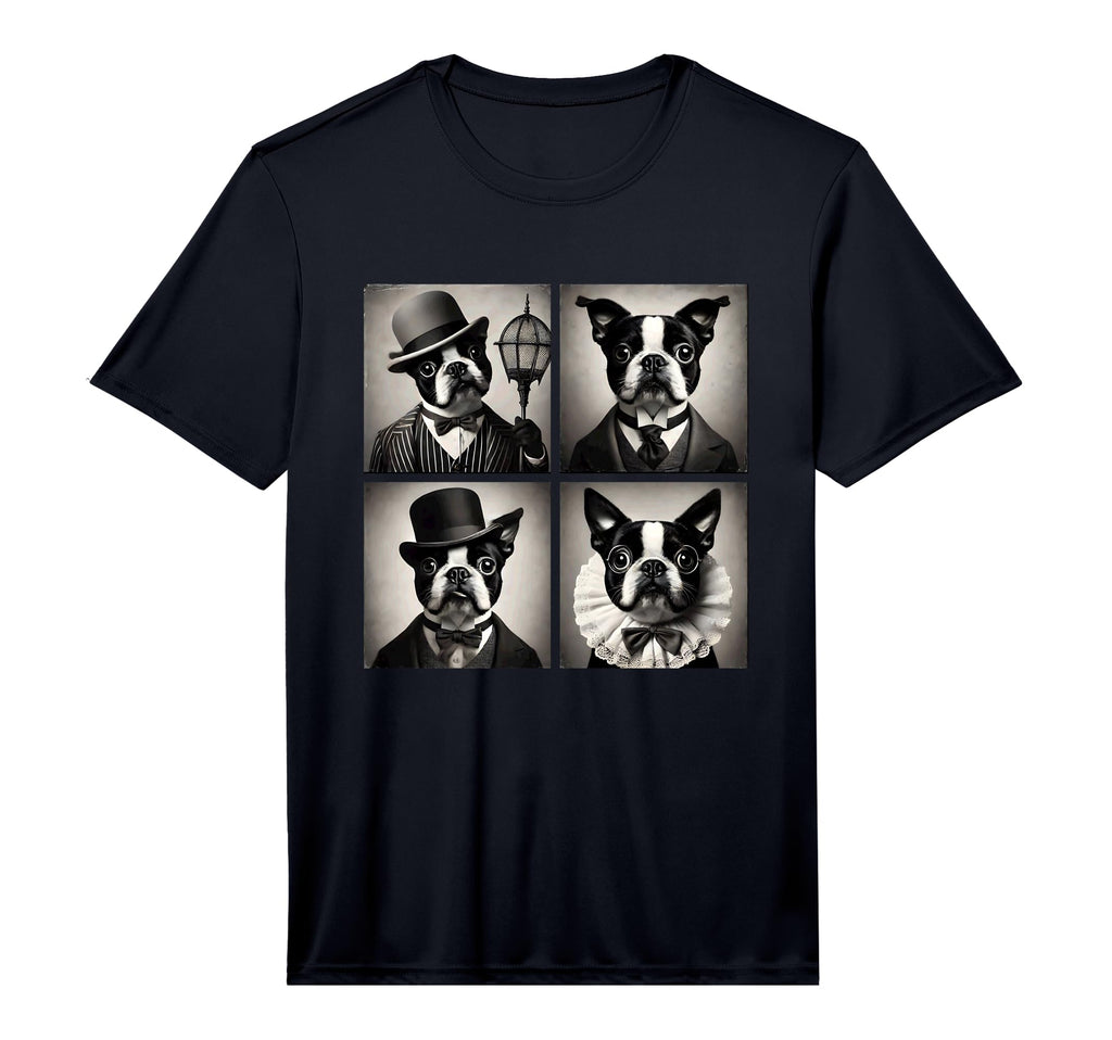 Boston Terrier Funny And Adorable Hats T-Shirt - Fun Novelty Design Unisex - T-Shirt, Sweatshirt, Hoodie
