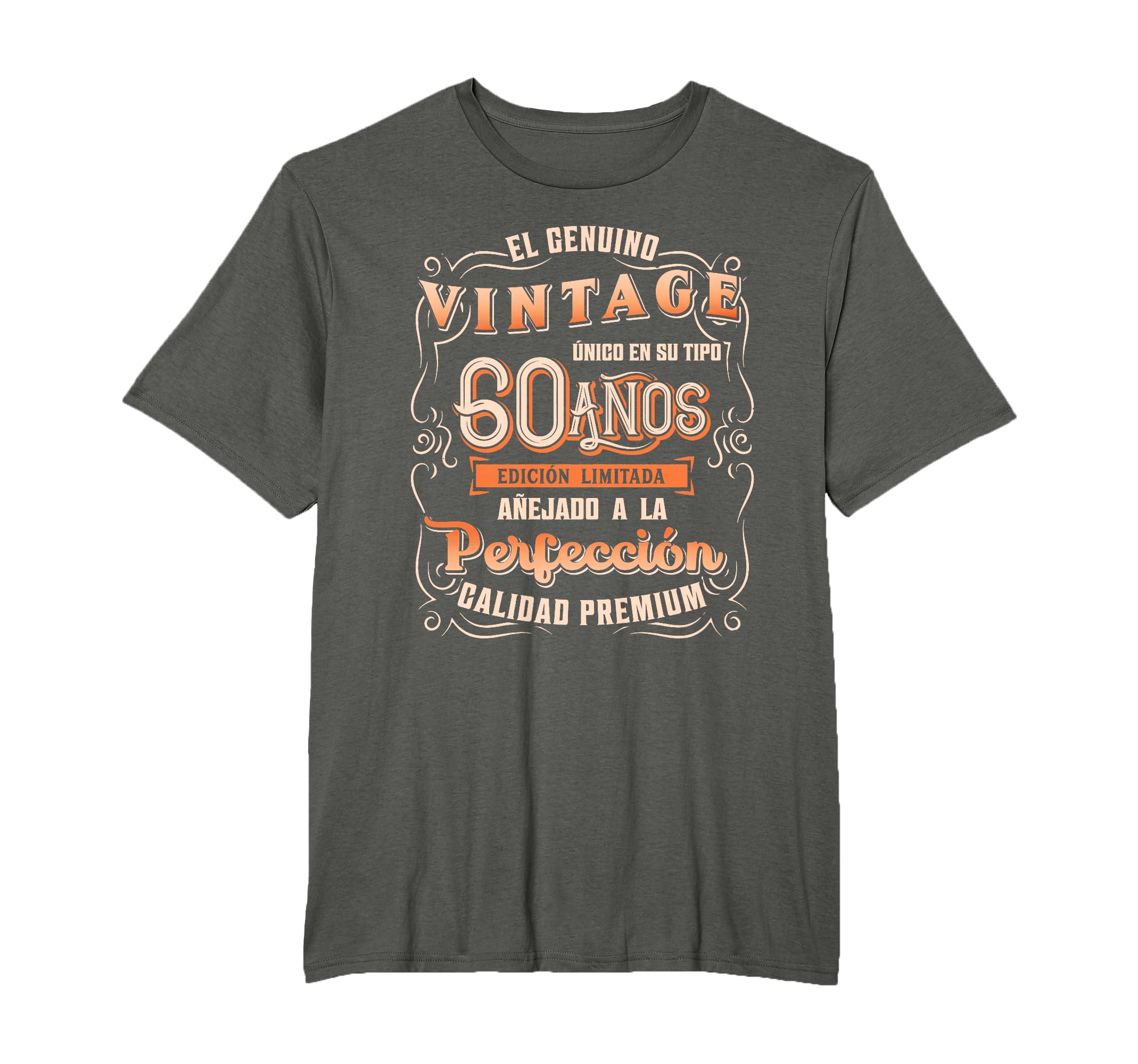 Playera Cumplea Os 60 60Th Birthday T-Shirt - Aesthetic Graphic for Adults - T-Shirt, Sweatshirt, Hoodie