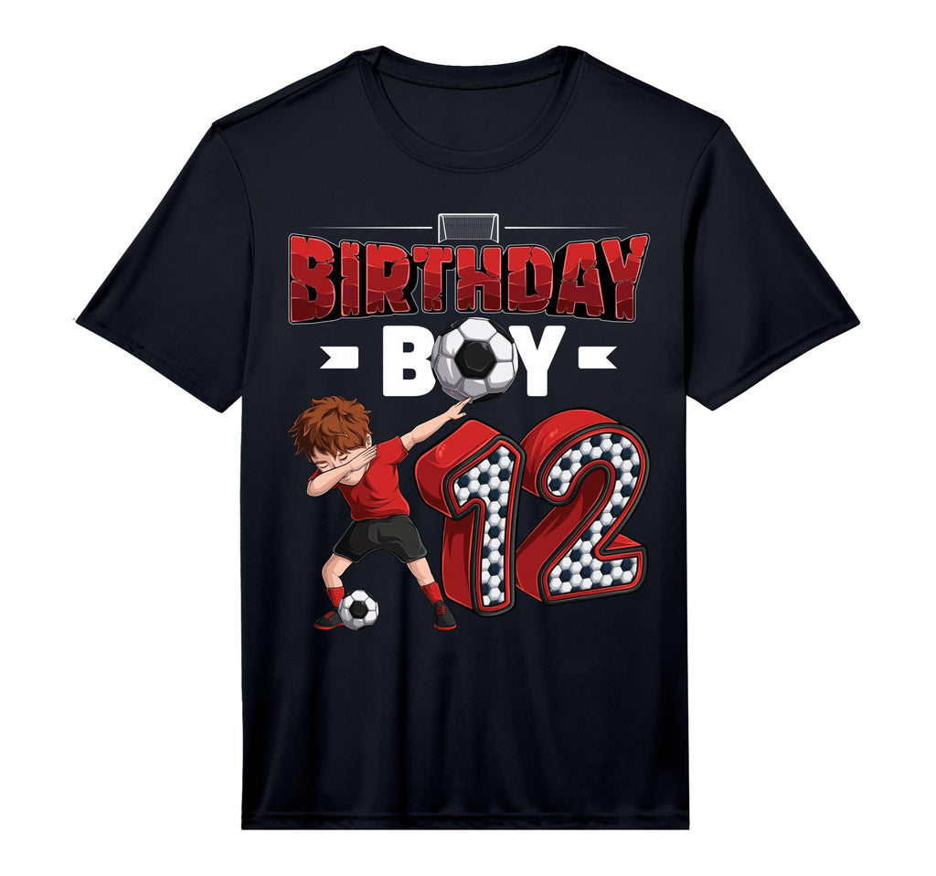Dabbing 12 Year Old Soccer Player 12Th T-Shirt - Graphic Print Unisex - T-Shirt, Sweatshirt, Hoodie
