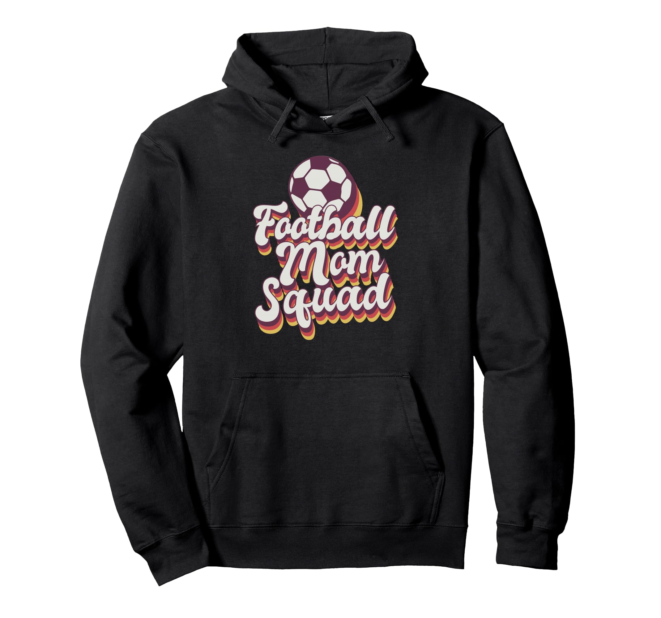 Football Mom Squad Soccer Game Day Gift Hoodie - Streetwear Style Unisex - T-Shirt, Sweatshirt, Hoodie