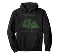 Father Mows Best Dad Pride Lawn Mower Hoodie - Streetwear Style Unisex - T-Shirt, Sweatshirt, Hoodie