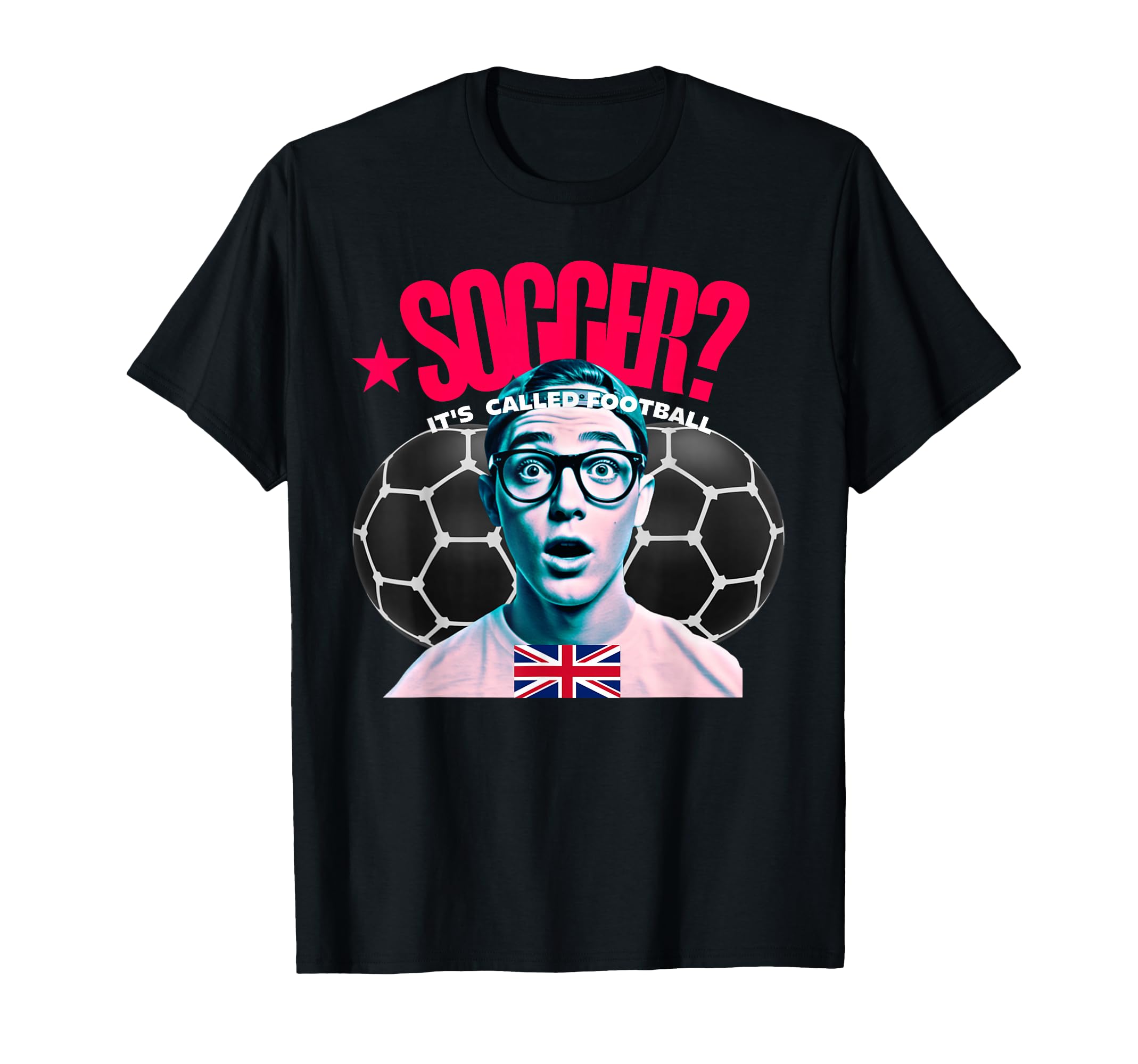 Uk Football Fan Vs Usa Soccer Fan T-Shirt - Aesthetic Graphic Men Women - T-Shirt, Sweatshirt, Hoodie