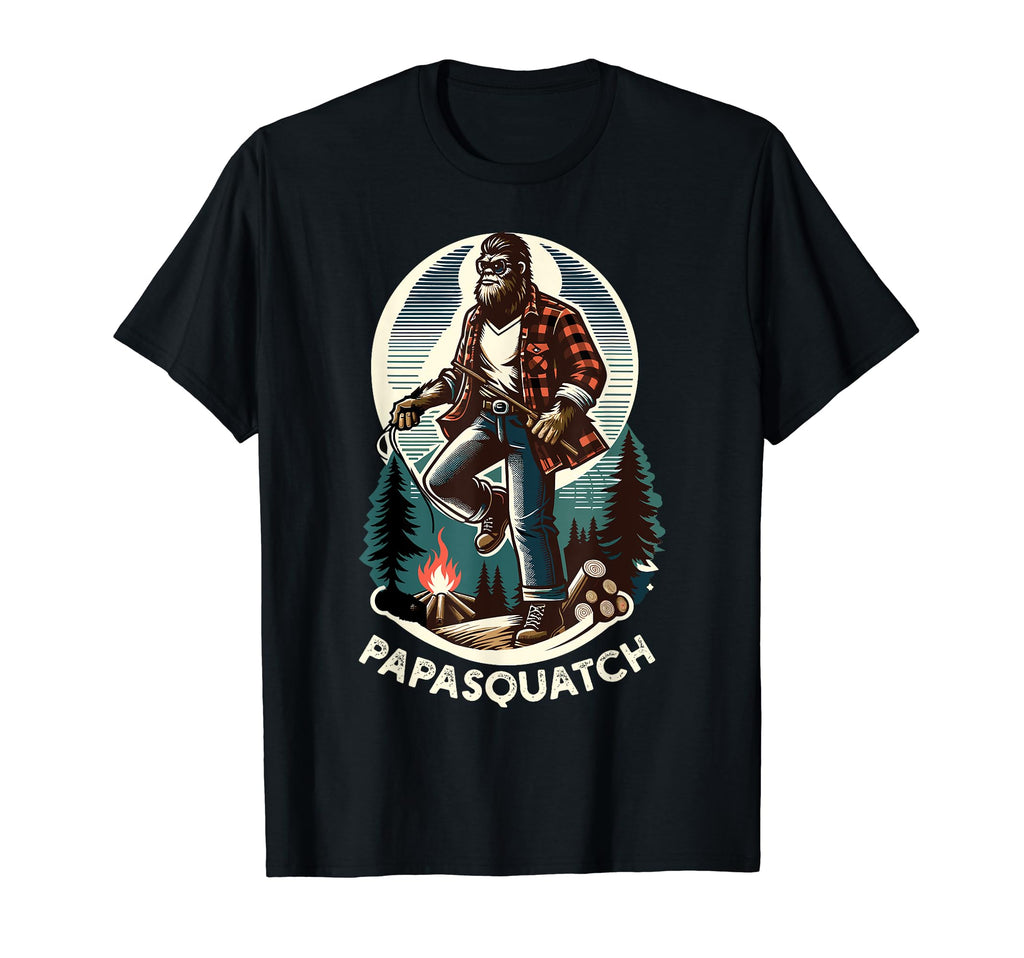 Papa Squatch Bigfoot Dad Legend T-Shirt - Casual Everyday Wear for Adults - T-Shirt, Sweatshirt, Hoodie