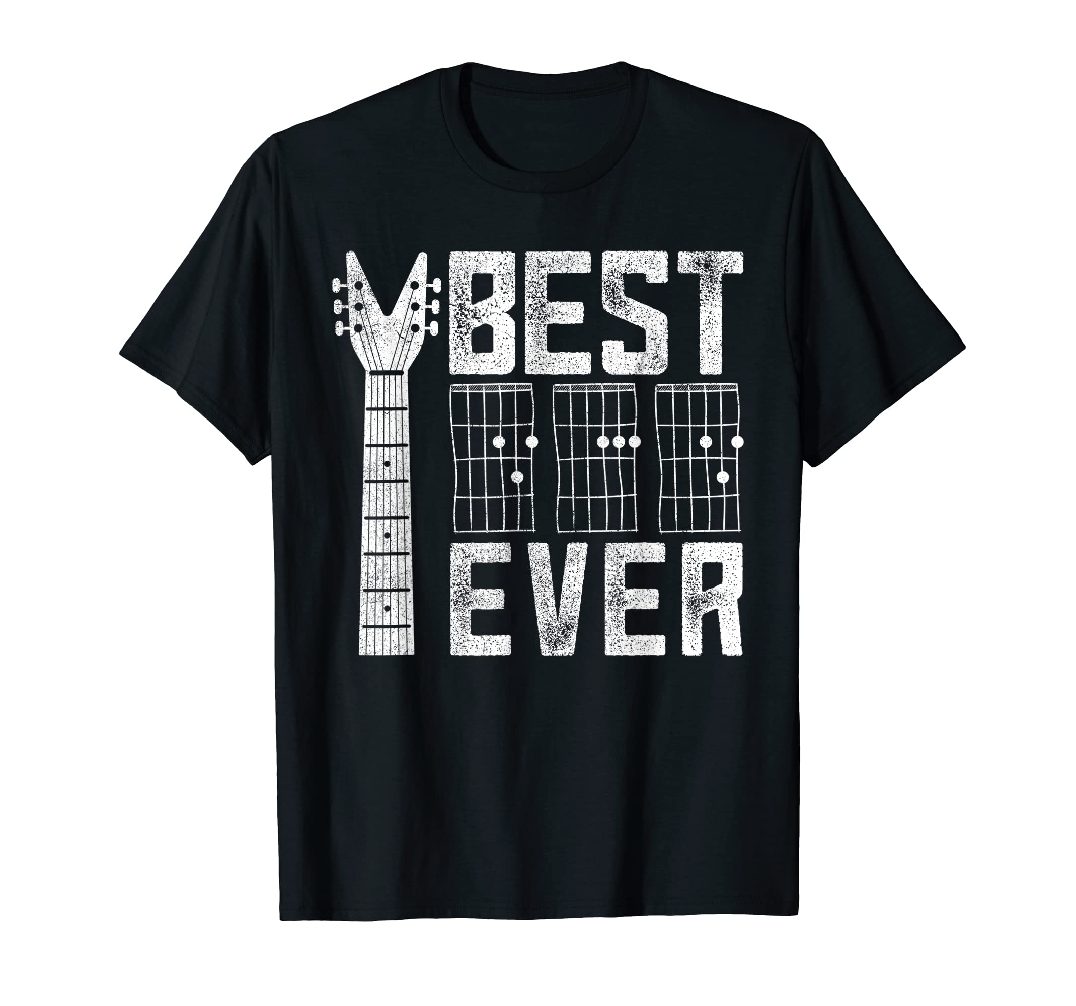 Fathers Day Guitar Music Best Dad T-Shirt - Casual Everyday Wear Unisex - T-Shirt, Sweatshirt, Hoodie