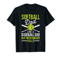 Mens Softball Dad Like Baseball But T-Shirt - Unique Graphic Men Women - T-Shirt, Sweatshirt, Hoodie