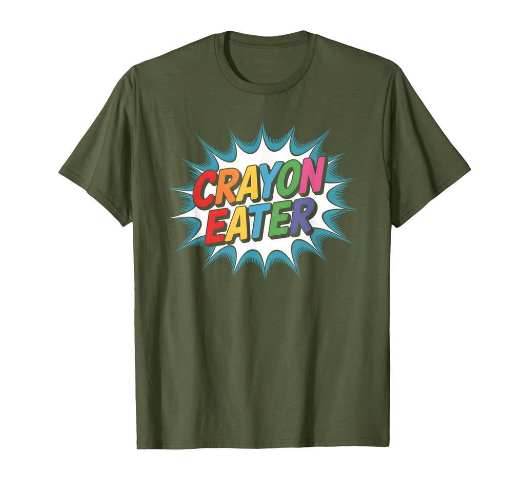 Superhero Crayon Eater Corp Squad T-Shirt - Fun Novelty Design Men Women - T-Shirt, Sweatshirt, Hoodie