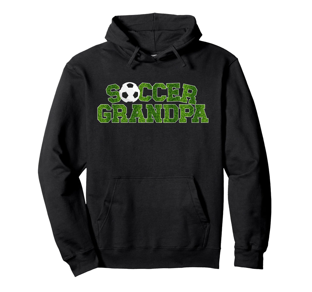 Soccer Grandpa Proud Soccer Player Hoodie - Minimalist Print for Adults - T-Shirt, Sweatshirt, Hoodie