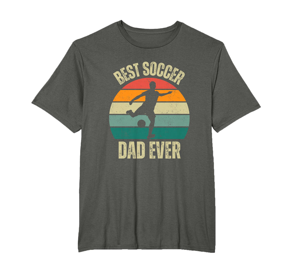 Best Soccer Dad Ever Fathers Day T-Shirt - Minimalist Print for Adults - T-Shirt, Sweatshirt, Hoodie