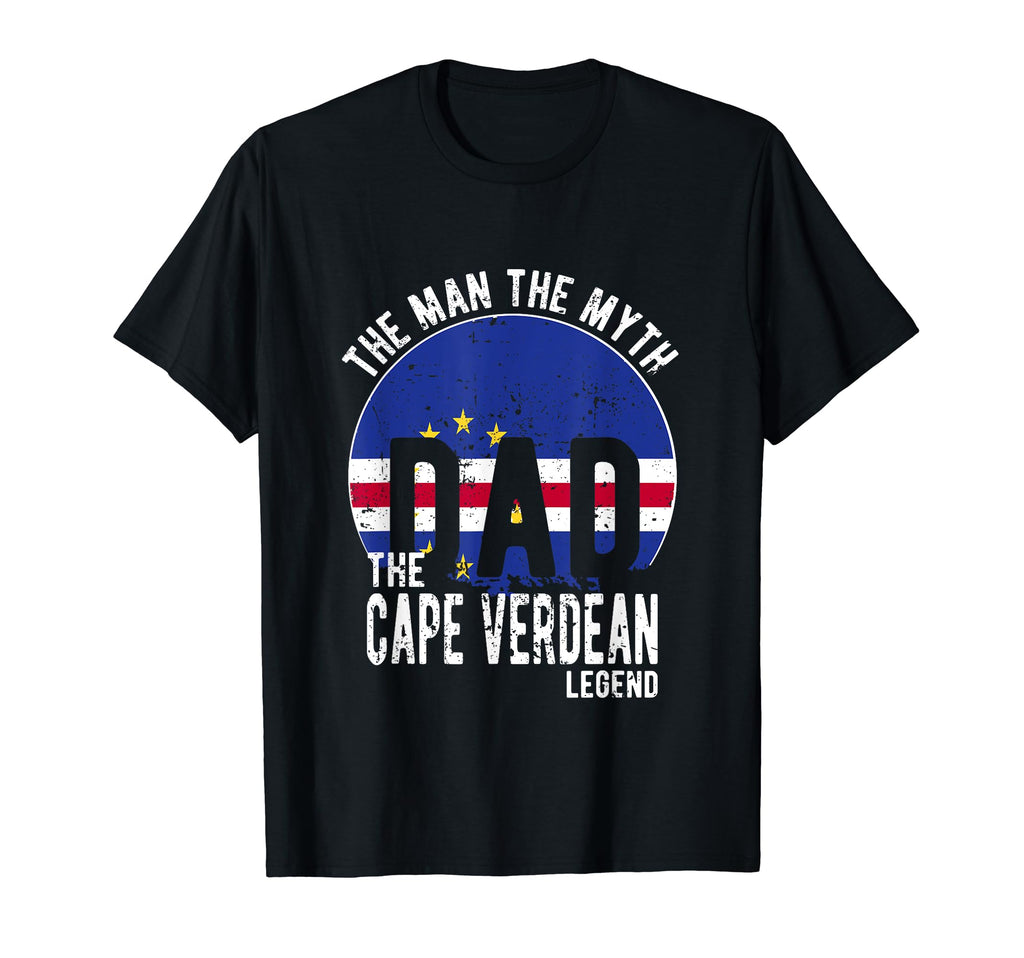 Myth Cape Verdean Legend Dad Cape T-Shirt - Minimalist Print Men Women - T-Shirt, Sweatshirt, Hoodie