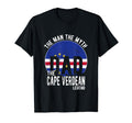 Myth Cape Verdean Legend Dad Cape T-Shirt - Minimalist Print Men Women - T-Shirt, Sweatshirt, Hoodie