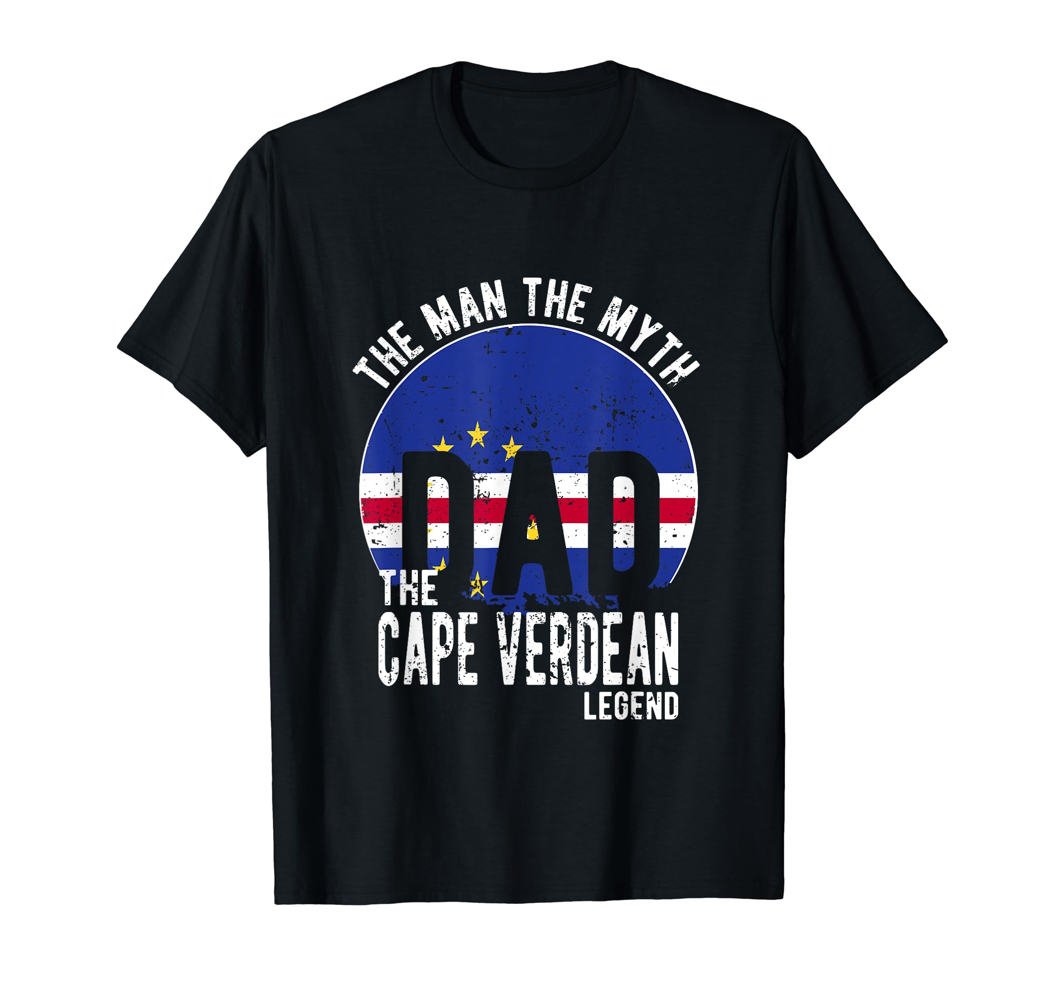 Myth Cape Verdean Legend Dad Cape T-Shirt - Minimalist Print Men Women - T-Shirt, Sweatshirt, Hoodie