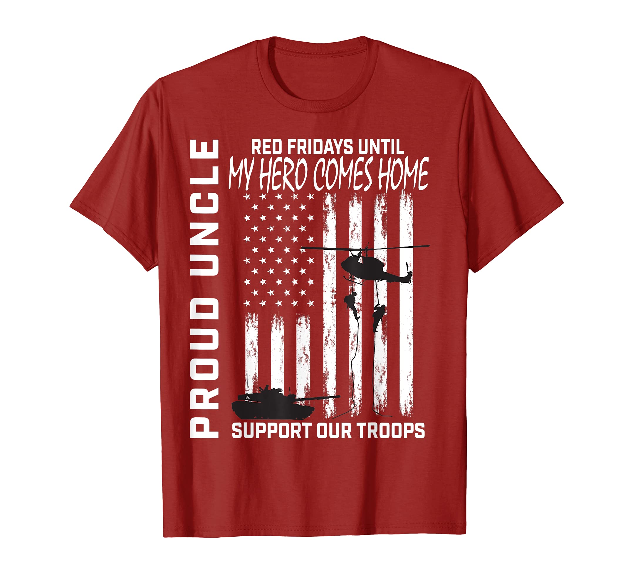 Niece Nephew Red Friday Military Support T-Shirt - Unique Graphic Unisex - T-Shirt, Sweatshirt, Hoodie