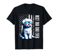 Best Dog Dad Ever Maltese Dog America T-Shirt - Graphic Print for Adults - T-Shirt, Sweatshirt, Hoodie