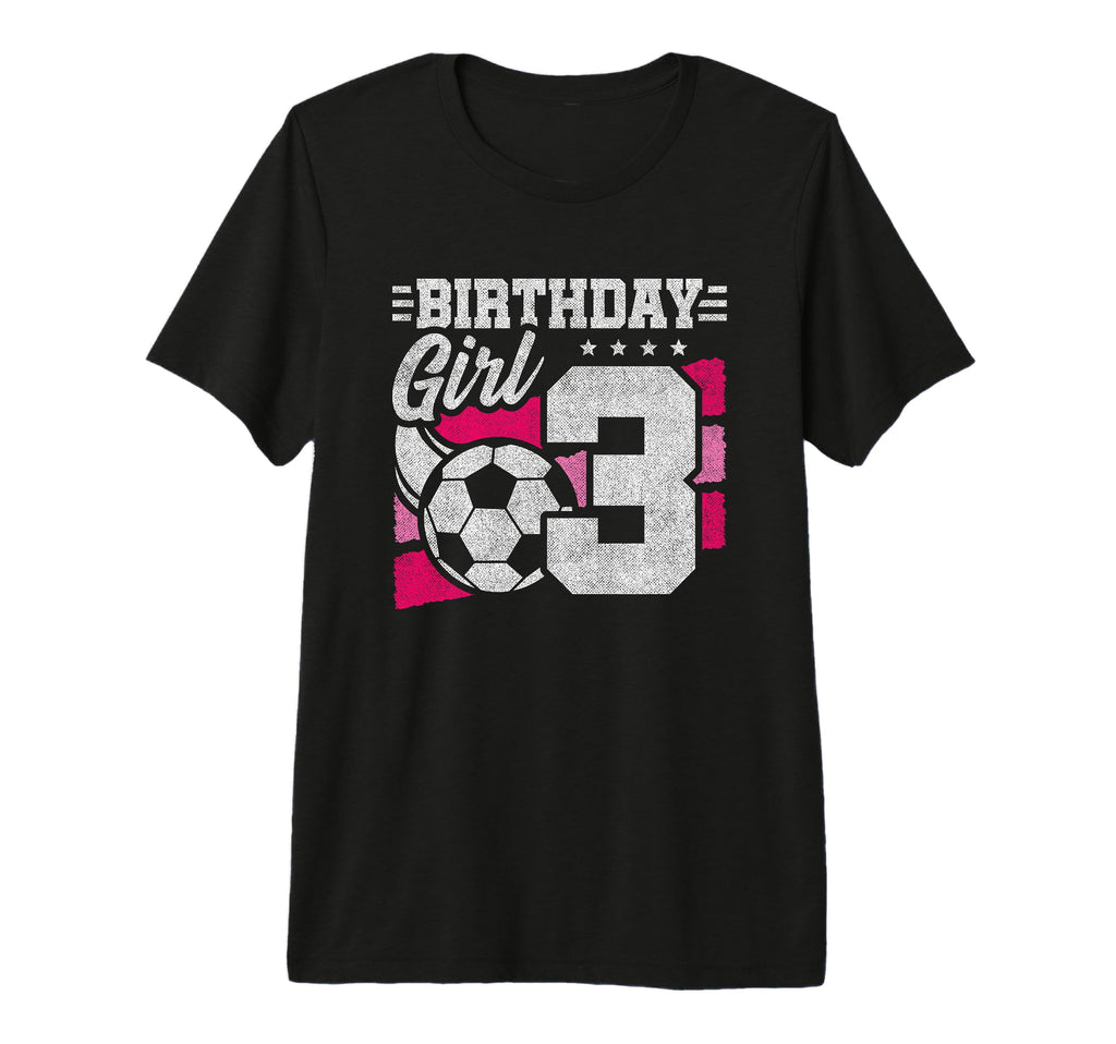 3 Year Old Soccer Birthday 3Rd T-Shirt - Minimalist Print Men Women - T-Shirt, Sweatshirt, Hoodie
