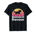 Horse And Soccer Or Horses T-Shirt - Custom Art Print Men Women - T-Shirt, Sweatshirt, Hoodie