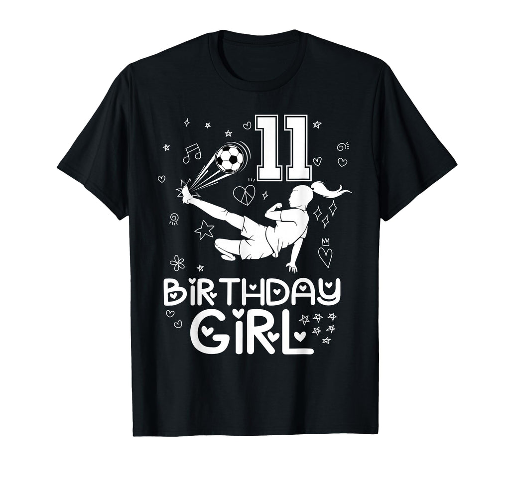 11 Years Old Birthday Soccer Player Family T-Shirt - Unique Graphic Unisex - T-Shirt, Sweatshirt, Hoodie