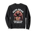 Papa Bear Protector Snacks Funny Sweatshirt - Novelty Apparel for Adults - T-Shirt, Sweatshirt, Hoodie