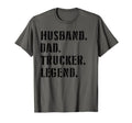 Truck Driver Husband Dad Trucker T-Shirt - Custom Art Print Men Women - T-Shirt, Sweatshirt, Hoodie