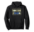Father Son Daughter Soccer Dad Player Hoodie - Minimalist Print for Adults - T-Shirt, Sweatshirt, Hoodie