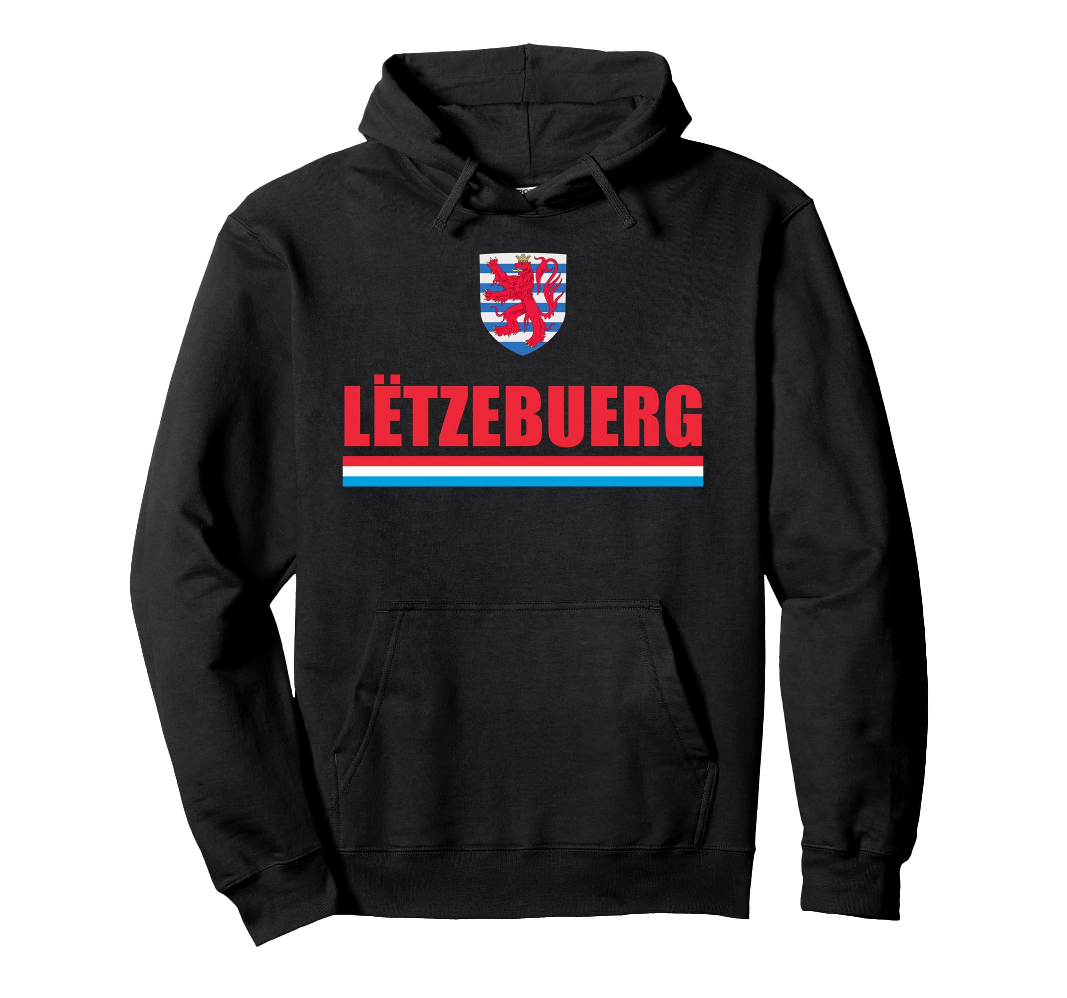 Letzebuerg Luxembourg Coat Arms Hoodie - Streetwear Style Men Women - T-Shirt, Sweatshirt, Hoodie