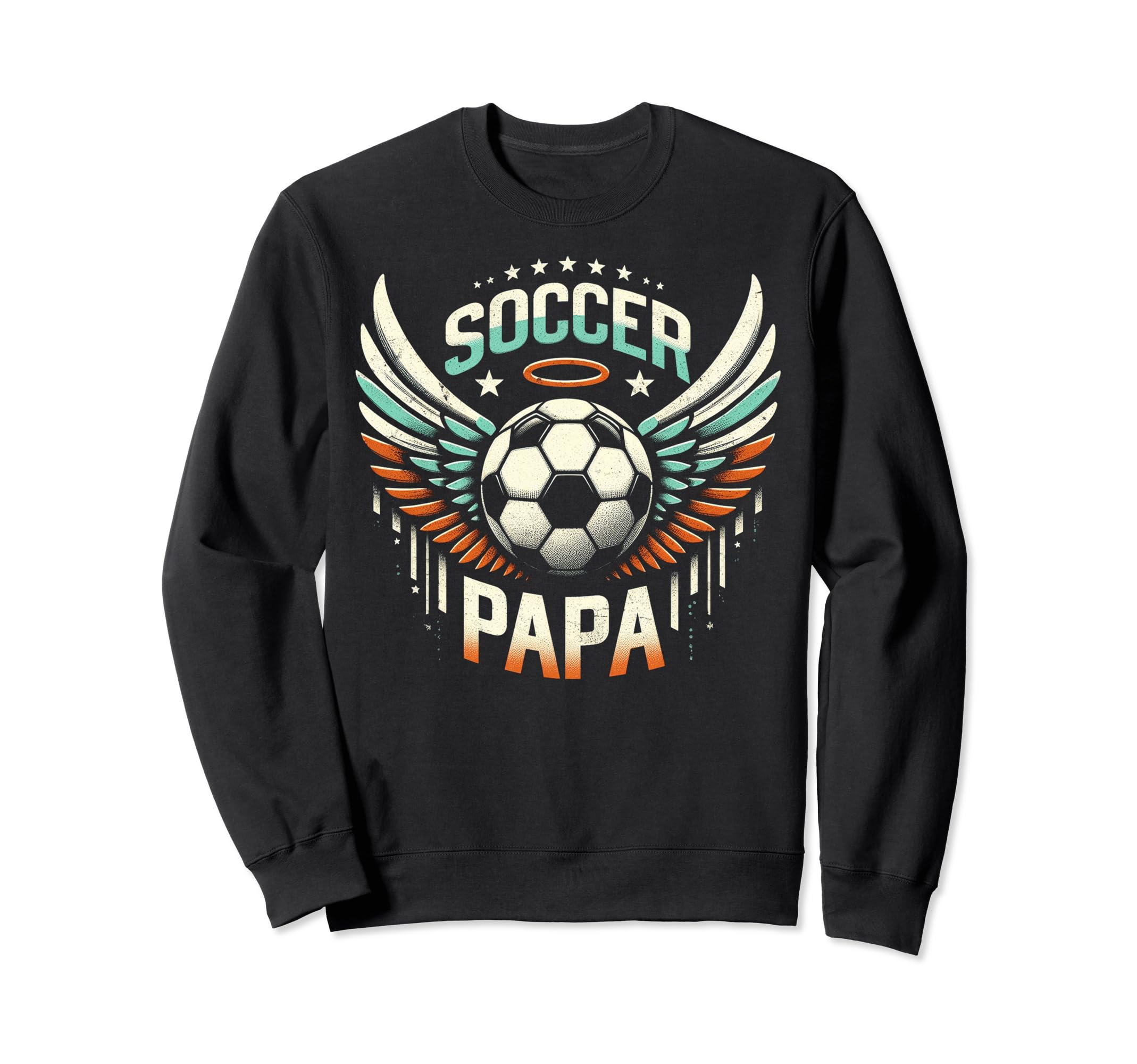 Soccer Papa Family Matching Dad Sweatshirt - Unique Graphic Men Women - T-Shirt, Sweatshirt, Hoodie