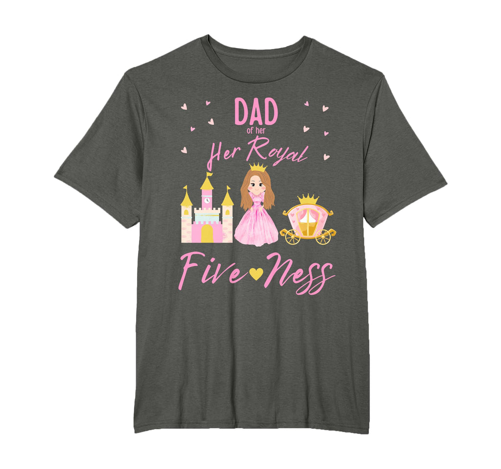 Dad 5Th Birthday Her Royal Fiveness T-Shirt - Trendy Graphic Unisex - T-Shirt, Sweatshirt, Hoodie