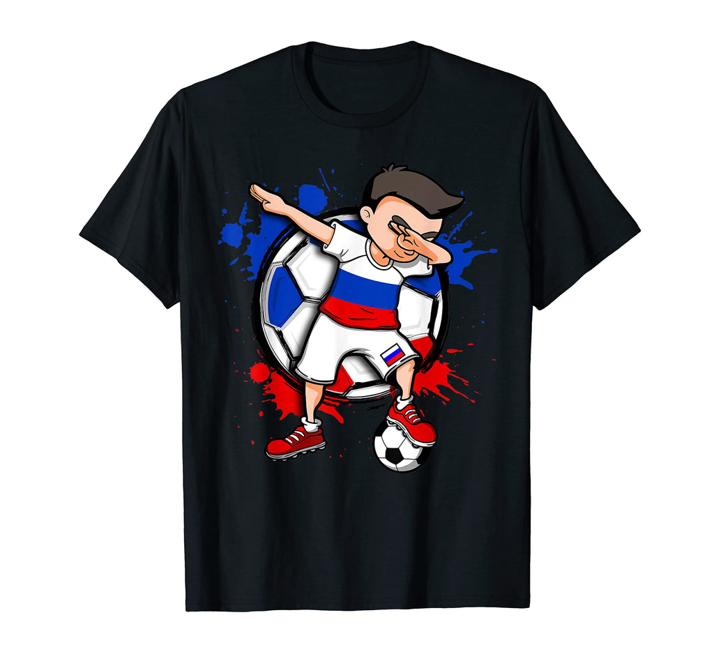 Dabbing Soccer Russia Football Lover T-Shirt - Streetwear Style Men Women - T-Shirt, Sweatshirt, Hoodie