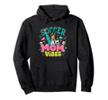 Soccer Mom Vibes Sports Cheer Hoodie - Trendy Graphic for Adults - T-Shirt, Sweatshirt, Hoodie