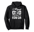 Proud Dad Soccer Senior Class 2025 Hoodie - Minimalist Print for Adults - T-Shirt, Sweatshirt, Hoodie