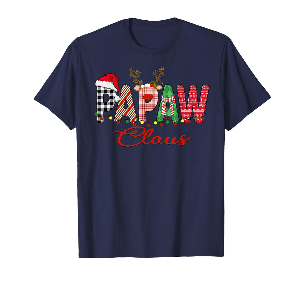 Papaw Claus Santa Family Matching T-Shirt - Casual Everyday Wear Unisex - T-Shirt, Sweatshirt, Hoodie