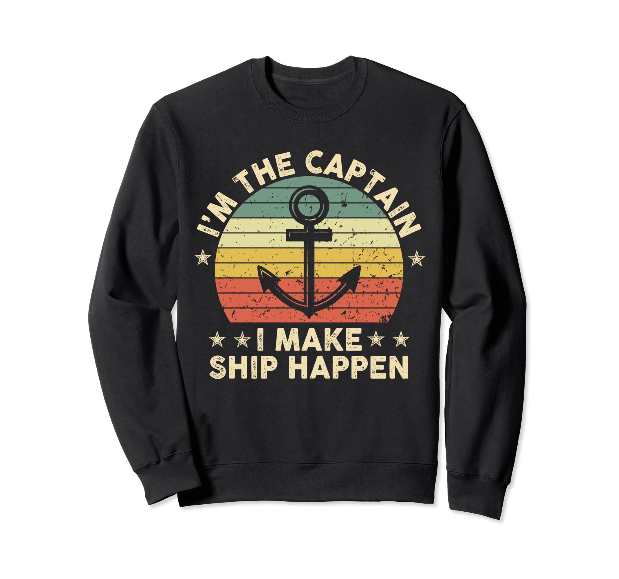 Boat Dad Captain Boating Legend Sweatshirt - Unique Graphic Unisex - T-Shirt, Sweatshirt, Hoodie