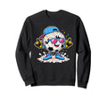 Soccer Ball Melting Ice Cream Sweatshirt - Fun Novelty Design Men Women - T-Shirt, Sweatshirt, Hoodie