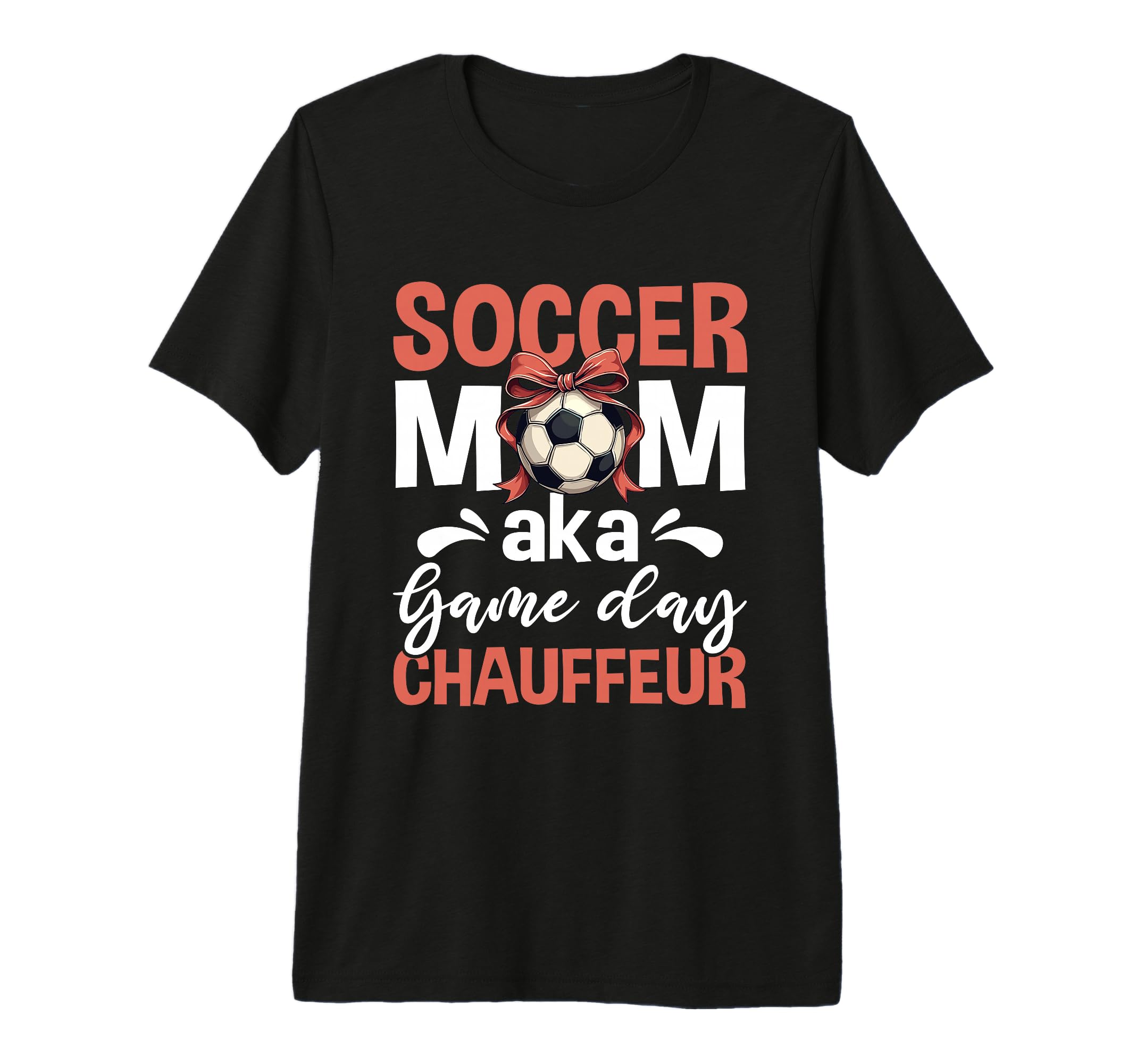 Soccer Mom Mommy Tri Blend T-Shirt - Minimalist Print for Adults - T-Shirt, Sweatshirt, Hoodie
