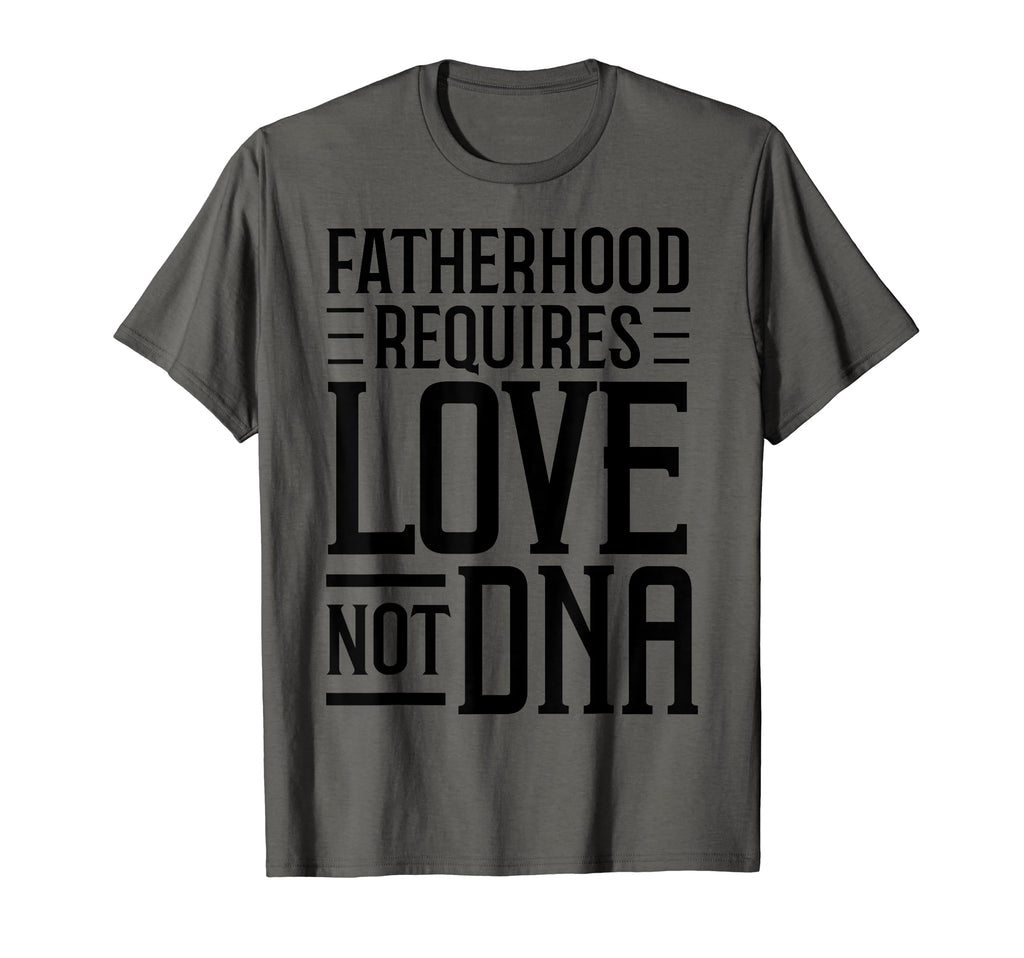 Funny Step Dad Gift Fatherhood Requires T-Shirt - Minimalist Print Unisex - T-Shirt, Sweatshirt, Hoodie