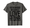 Funny Step Dad Gift Fatherhood Requires T-Shirt - Minimalist Print Unisex - T-Shirt, Sweatshirt, Hoodie