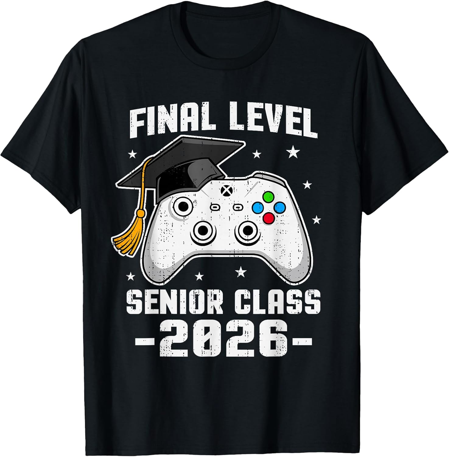 Senior 2026 Video Game Gamer Class of Graduation Grad - Adult & Kids T-Shirts, Sweatshirts & Hoodies apparel design preview 1