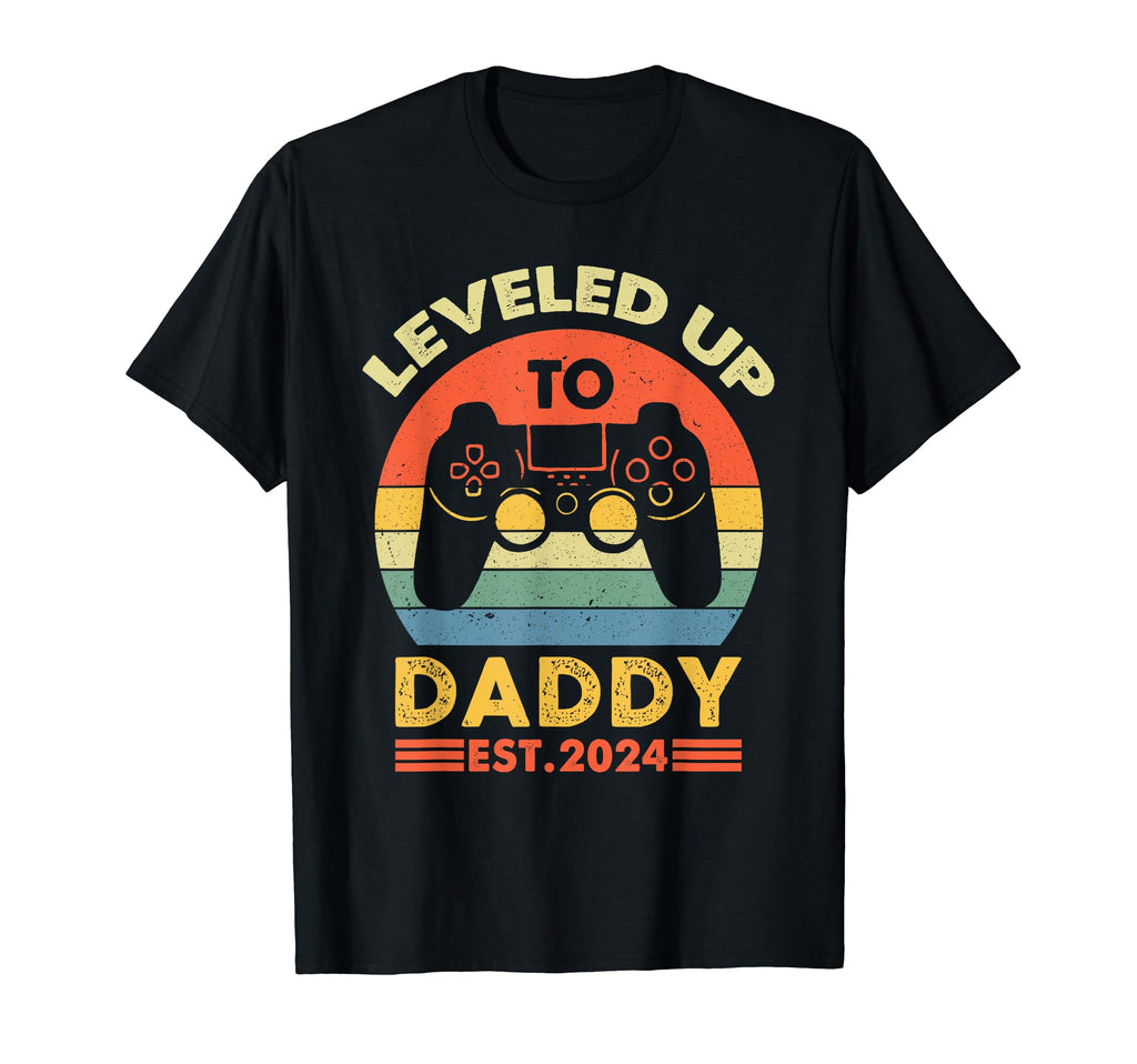 Im Going To Be Daddy 2024 I Leveled T-Shirt - Custom Art Print Men Women - T-Shirt, Sweatshirt, Hoodie