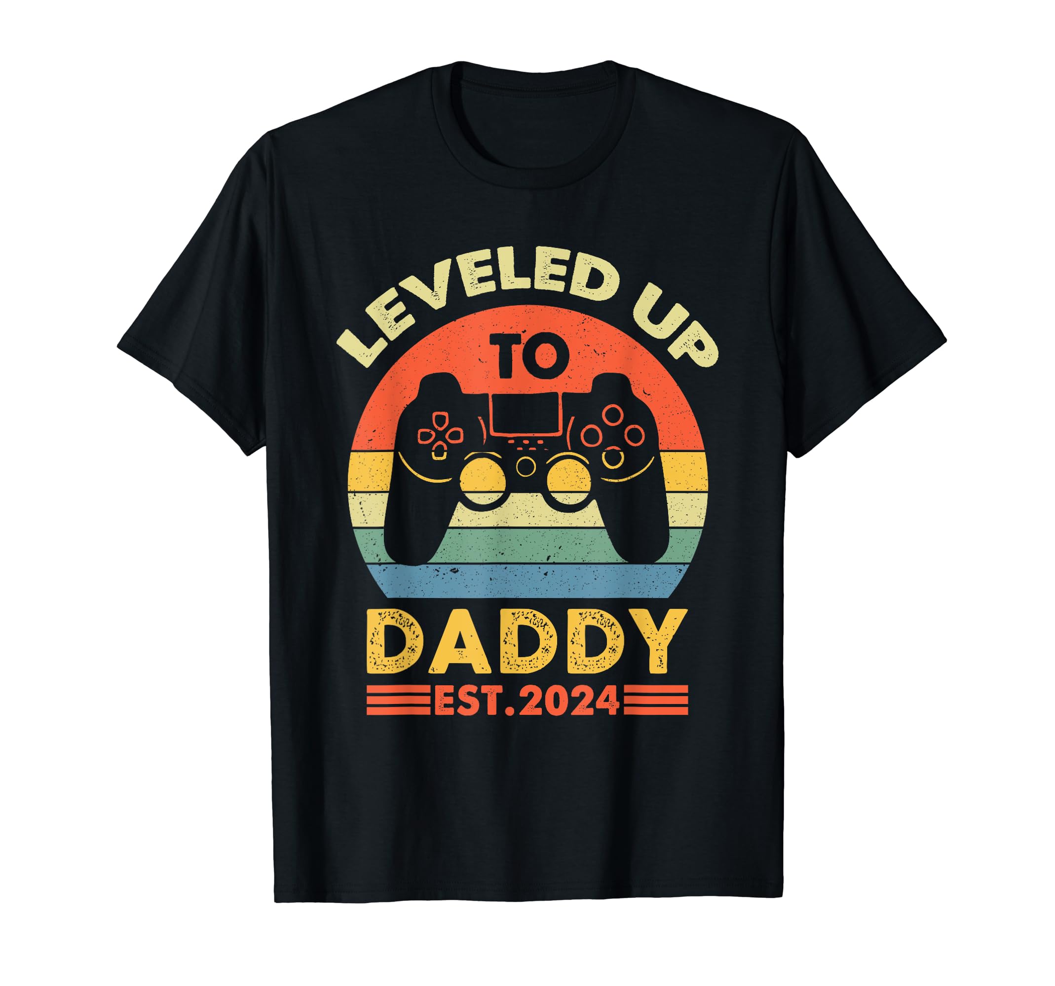 Im Going To Be Daddy 2024 I Leveled T-Shirt - Custom Art Print Men Women - T-Shirt, Sweatshirt, Hoodie