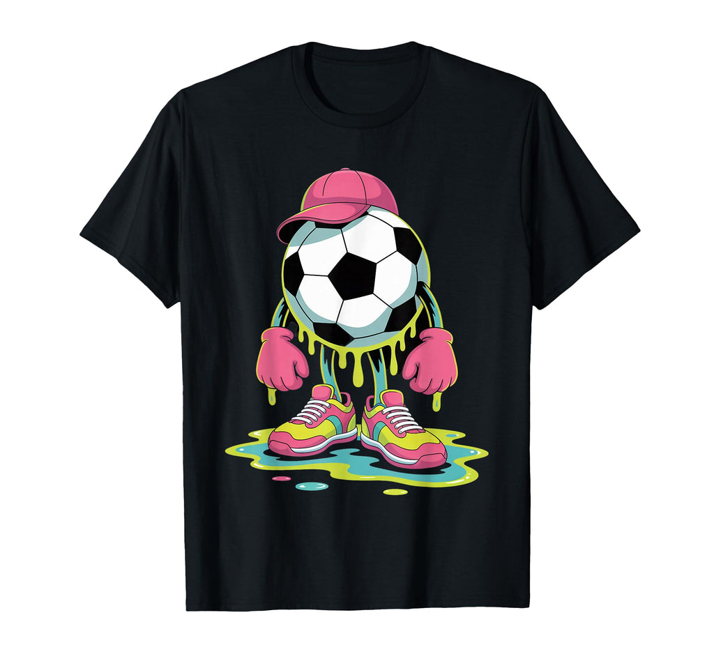 Soccer Ice Cream Drip Game Soccer Drip T-Shirt - Fun Novelty Design Unisex - T-Shirt, Sweatshirt, Hoodie