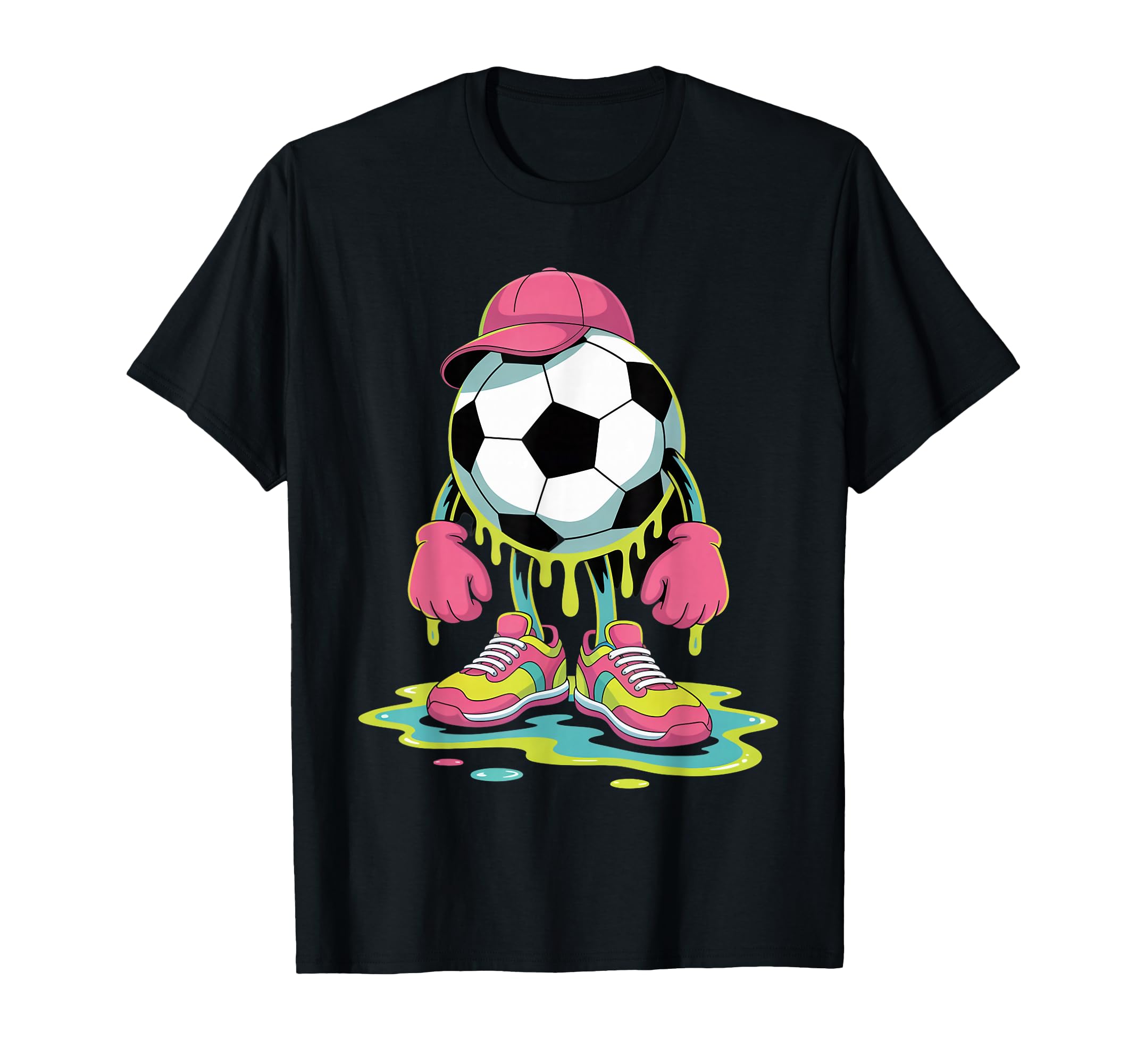 Soccer Ice Cream Drip Game Soccer Drip T-Shirt - Fun Novelty Design Unisex - T-Shirt, Sweatshirt, Hoodie