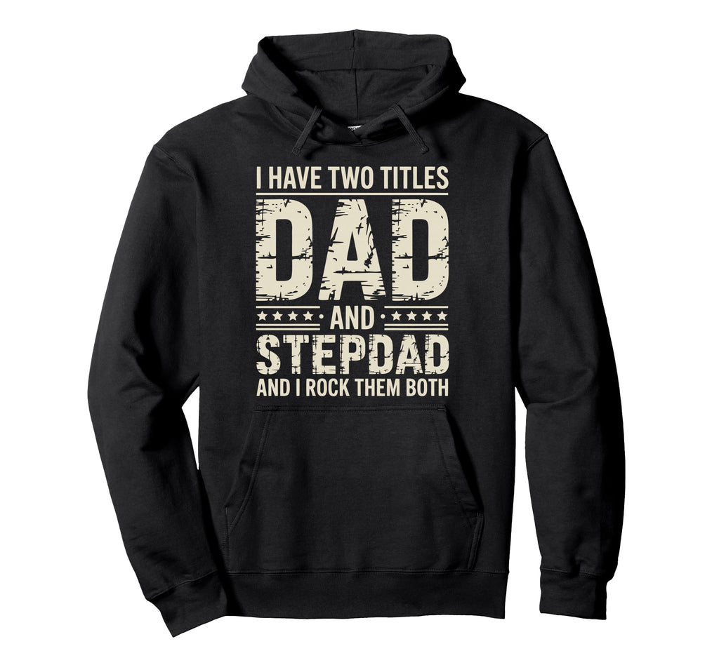 Stepfather Stepdad Step Parent Family Hoodie - Minimalist Print for Adults - T-Shirt, Sweatshirt, Hoodie