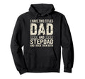 Stepfather Stepdad Step Parent Family Hoodie - Minimalist Print for Adults - T-Shirt, Sweatshirt, Hoodie
